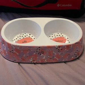 (3/$35) NWT Top Paw Melamine Bowl - Brush Strokes